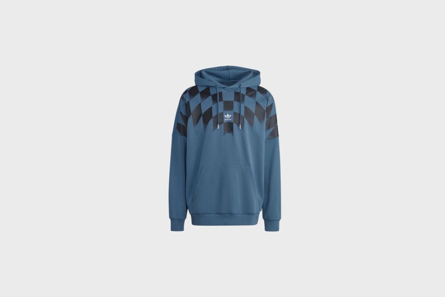 Apparel * | Adidas Rekive Graphic Hoodie (Wonder Steel)