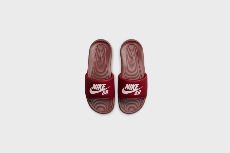 Sneakers * | Nike Sb Nike Victori One Slide Sb (Team Red/White-Team Red)