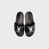 Sneakers * | Pleasures Playboy Slides (Black)