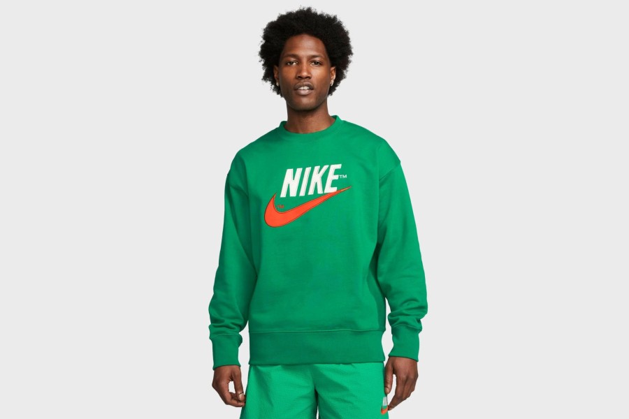 Apparel * | Nike Sportswear Fleece Trend Crewneck Xld (Malachite)