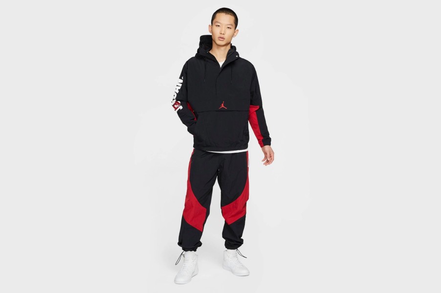 Apparel * | Jordan Jumpman Classic Jacket (Black/Red)