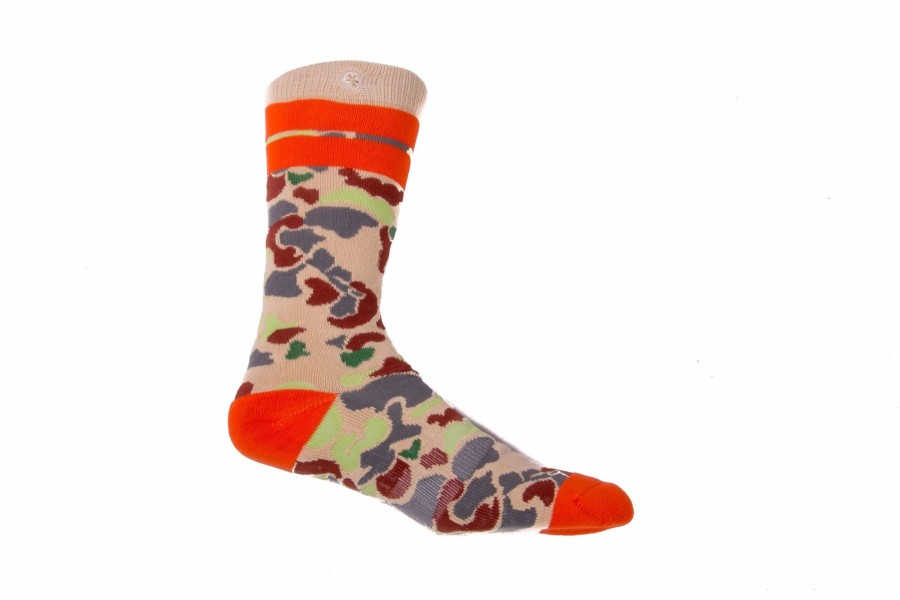 Accessories * | Arkansocks Duck Camp (Tan/Orange)