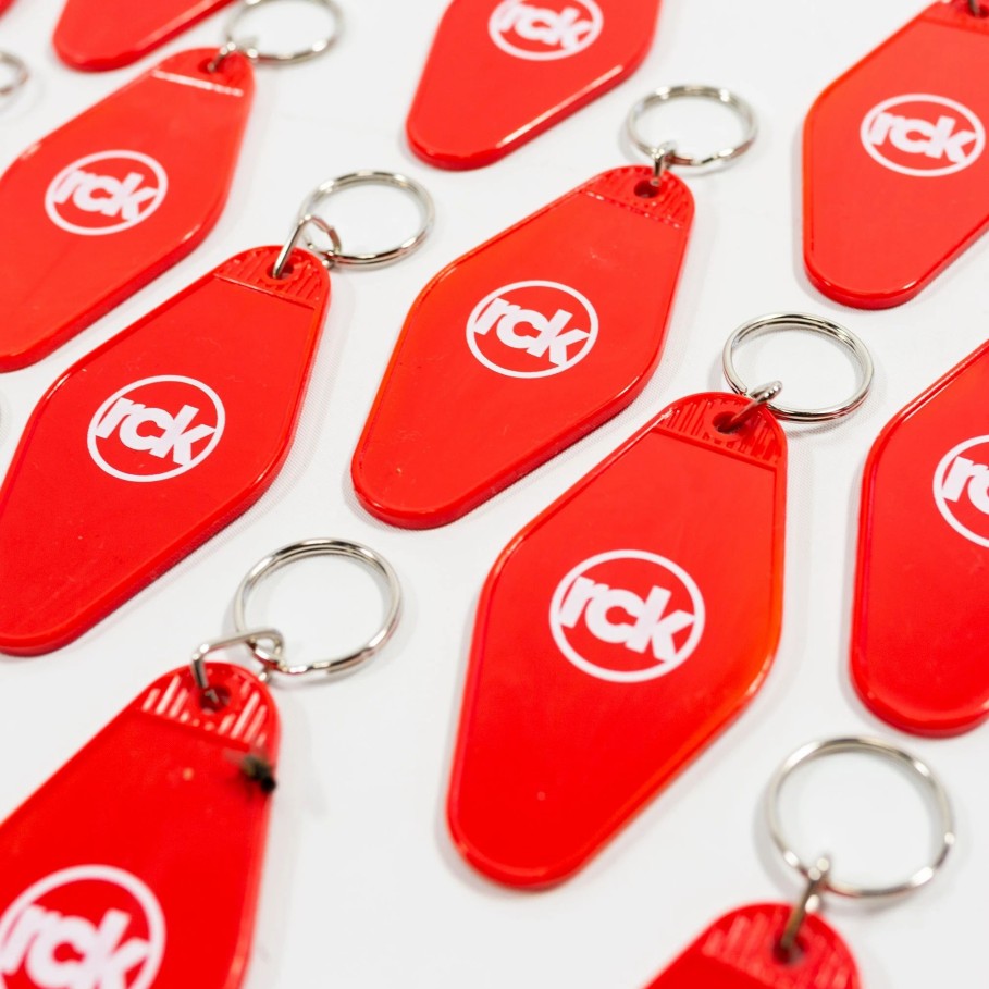 Accessories * | Rock City Kicks Rck Hotel Key Chains