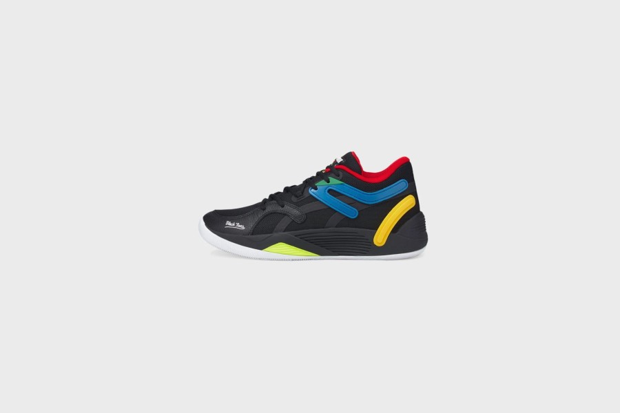 Sneakers * | Puma Trc Blaze Court X Black Fives (Puma Black/Saffron)