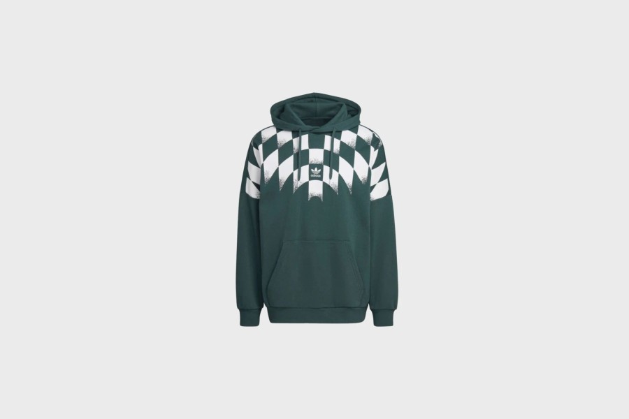 Apparel * | Adidas Rekive Graphic Hoodie (Mineral Green)