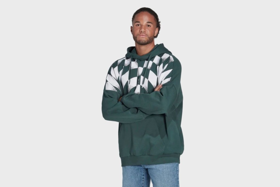 Apparel * | Adidas Rekive Graphic Hoodie (Mineral Green)