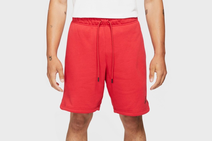 Apparel * | Jordan Essentials Fleece Shorts (Gym Red/Gym Red)