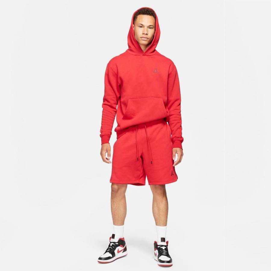 Apparel * | Jordan Essentials Fleece Shorts (Gym Red/Gym Red)