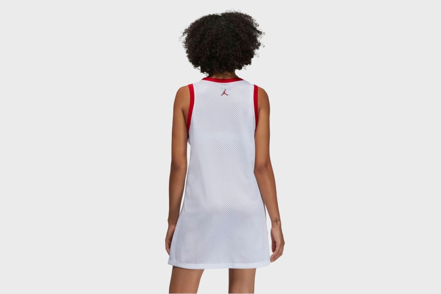 Wmns + Kids * | Wmns Jordan Heritage Dress (White/Red)