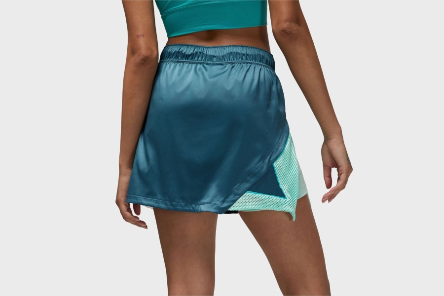 Wmns + Kids * | Wmns Jordan Essentials Skirt (Ash Green/Mint Foam/Washed Teal)