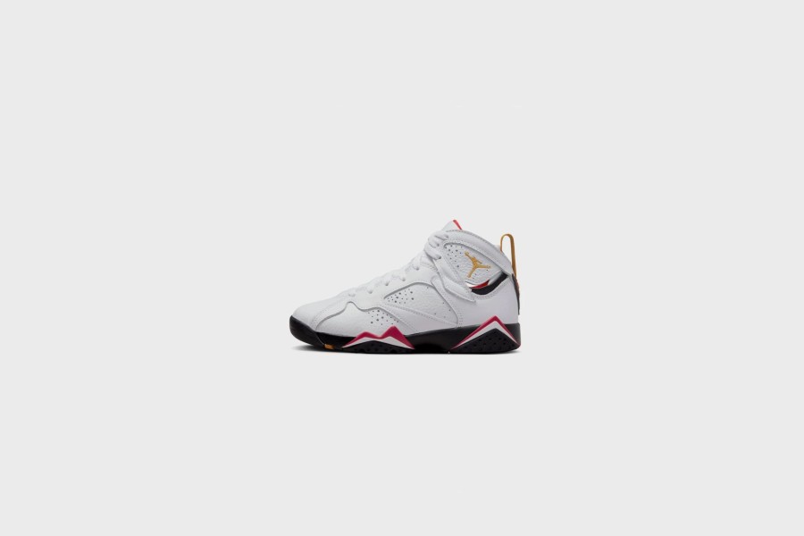 Sneakers * | Air Jordan 7 Retro (Gs) (White/Black-Cardinal Red)