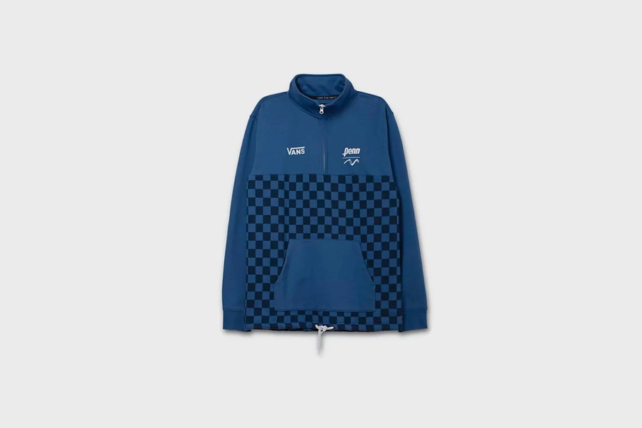 Apparel * | Vans X Penn Half Zip (True Navy)