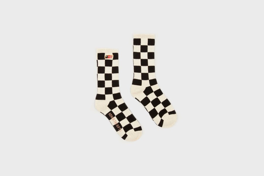 Accessories * | Honor The Gift Jazz Jacquard Socks (Black/Heather)