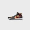 Sneakers * | Air Jordan 1 Mid Se (Black/Multi-Color-Sesame)