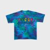 Apparel * | Liquid Blue Grateful Dead Dancing Bears Tee (Blue/Green/Tye Dye)