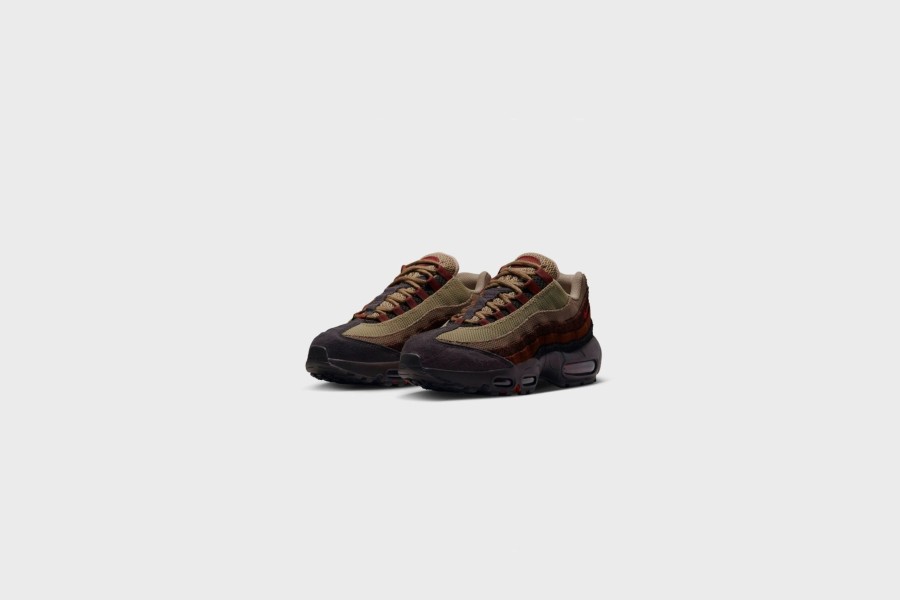 Sneakers * | Wmns Nike Air Max 95 (Brown Basalt/University Red)