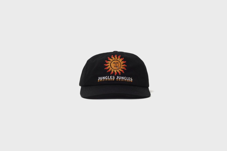 Headwear * | Jungles Smoking Sun Cap (Black)