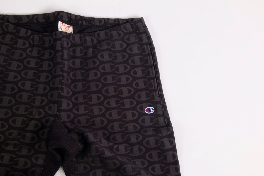 Apparel * | Champion Europe Premium Allover C Logo Print Reverse Weave Jogger (Black)