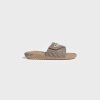 Sneakers * | Adidas Reptossage Slides (Brown/Beige/Aluminum)