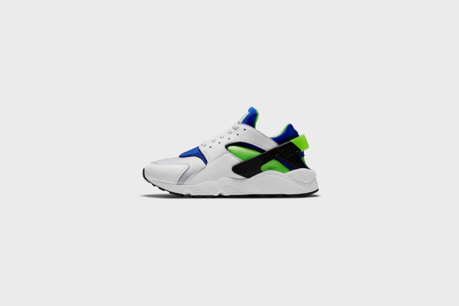 Sneakers * | Nike Air Huarache (White/Scream Green-Royal Blue)