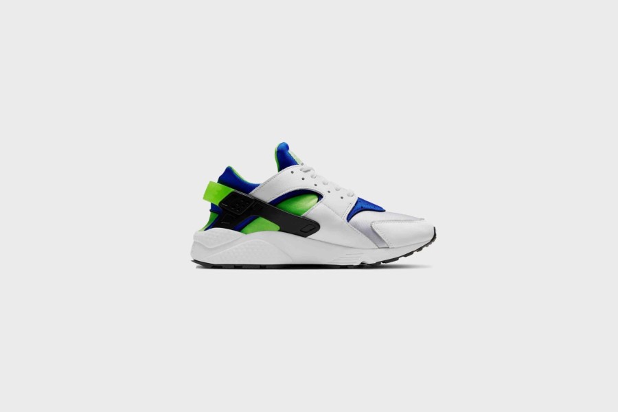 Sneakers * | Nike Air Huarache (White/Scream Green-Royal Blue)