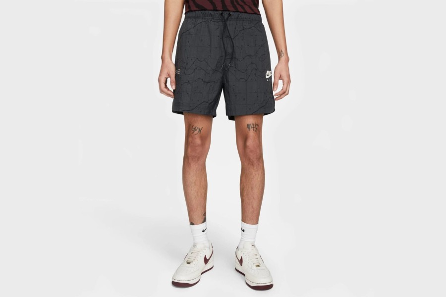 Apparel * | Nike Air Men'S Lined Woven Shorts (Black)