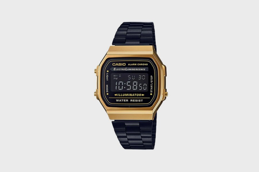 Accessories * | Casio Vintage Collection A168Wegb1Bvt (Gold/Black)