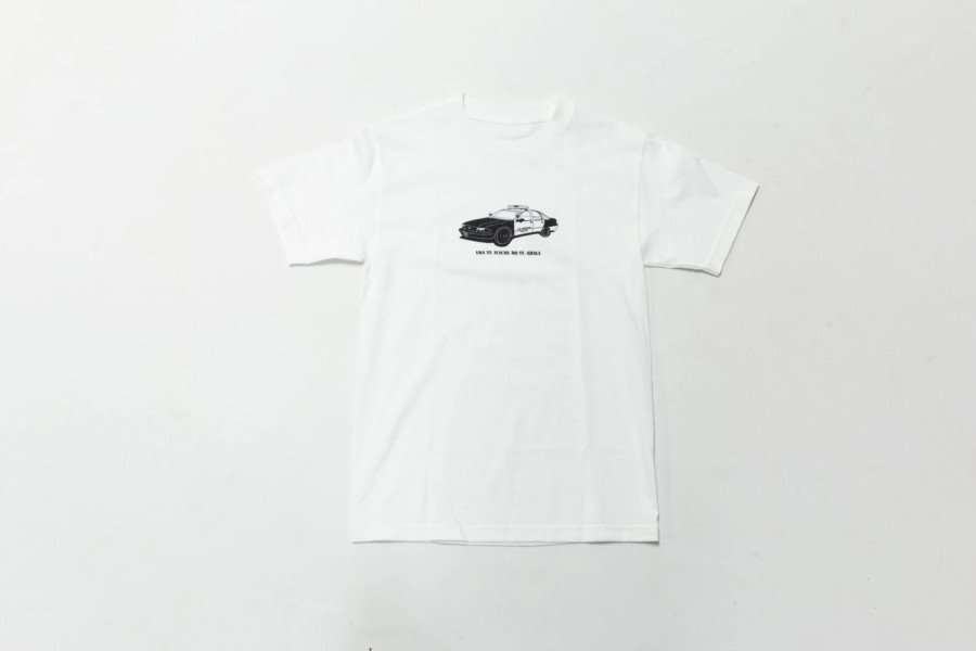 Apparel * | Bueno Los Angeles Cop Car Tee (White)