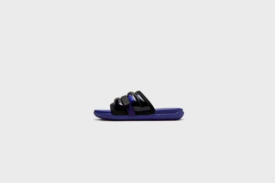 Sneakers * | Jordan Super Play Slide (Black/White-Dark Concord)