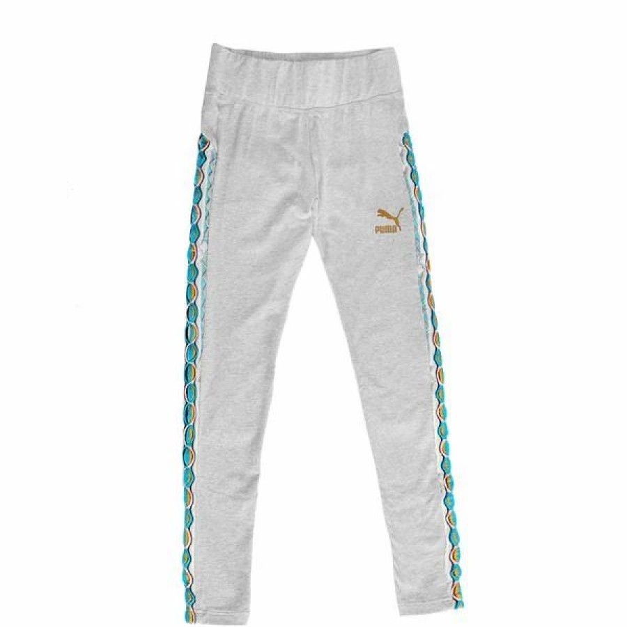 Apparel * | Wmns Puma X Coogi Legging (Light Gray Heather)