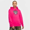 Apparel * | Nike Sb Graphic Skate Hoodie (Rush Pink/Black/White)