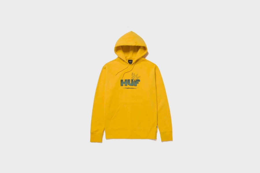 Apparel * | Huf Too High P/O Hoodie (Golden)